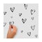 RoomMates Black Sketchy Hearts Peel & Stick Wall Decals